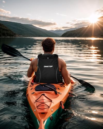 Owntop Swim Jacket Adult Youth | Hydration Pack | Dual Mesh Pockets | Attached Whistle | Ultra-Thin for Freer Movement | K...