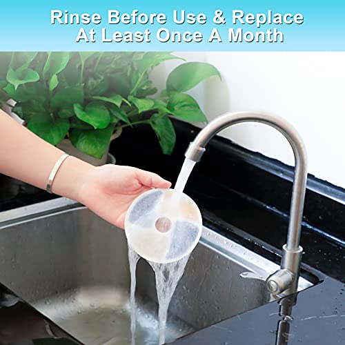 Biubiucat Cat Water Fountain Filters - 4PCS Activated Professional Removable Circle Reusable Fountain Carbon Filter Drink ...