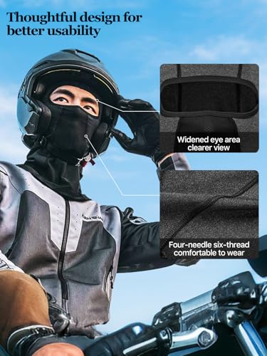 Aicall Balaclava Ski Mask Waterproof Anti-Fogging Windproof Winter Gear Thermal Face Mask for Men Women
