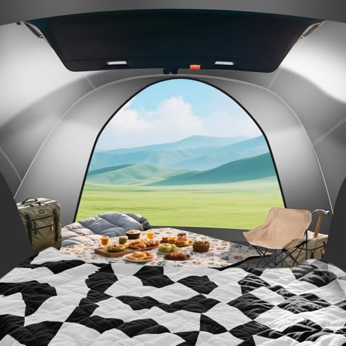 MAIZOA 9 x 6.5 x 6.5 FT Car Tailgate Tent 4-5 Person Rectangle for Family,Tailgate Tent, Waterproof & Windproof for Campin...