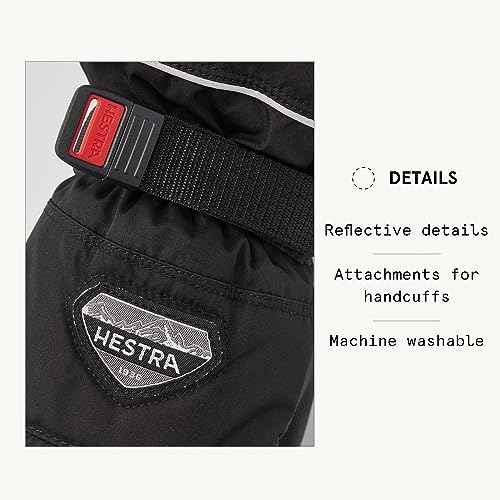 Hestra CZone Junior Mitt (Youth 2-13yrs) I Waterproof, Insulated Kids Mitten for Skiing, Snowboarding or Playing in The Snow