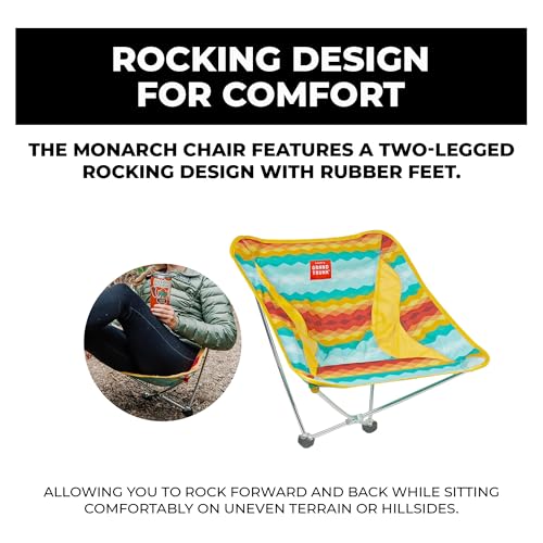 GRAND TRUNK Alite Monarch Chair – Ultra-Lightweight & Portable Rocking Camping Chair, Quick & Easy Setup, Durable Aluminum...