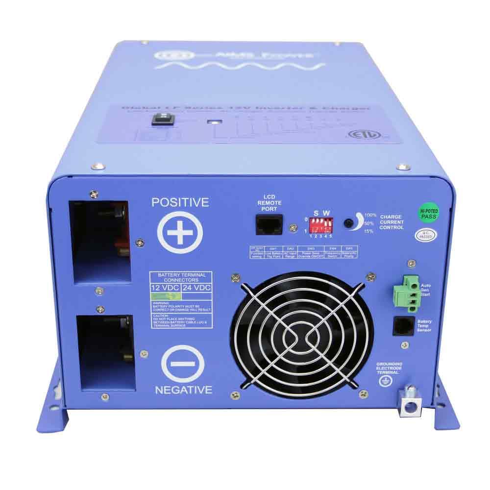 Aims Power 1000 Watt 12 Vdc Pure Sine Inverter Charg Etl Certified To Ul 458