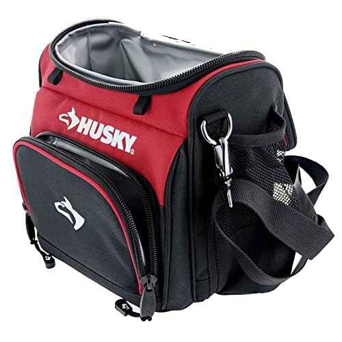 Husky 82021N11 9" 600 Denier Water and Weather Resistant Insulated Cooler with 2 Mesh Sleeves and Carrying Strap