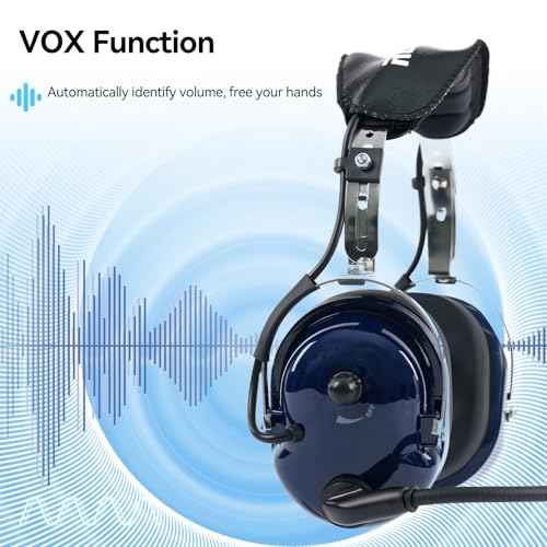 Retevis Noise Reduction Walkie Talkie Headset, Volume Adjustable,Hands Free, for RT22 RT21 RT68 C2, Compatible with Baofeng UV-5R 5RM Arcshell AR-5 Radios, Two Way Radio Headset with Mic(1 Pack)