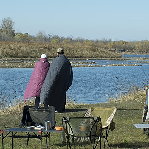 iClimb 1 3M Thinsulate Insulation Warm Blanket and 1 Anti-Sinking Large Feet Chair Bundle, Ultralight Compact for Single A...
