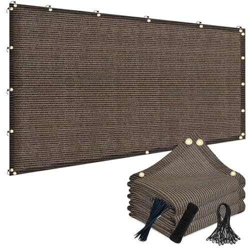 90% 12x15ft Sun Shade Cloth for Outdoor Deck Backyard Patio Garden Pergola Cover Canopy Mocha