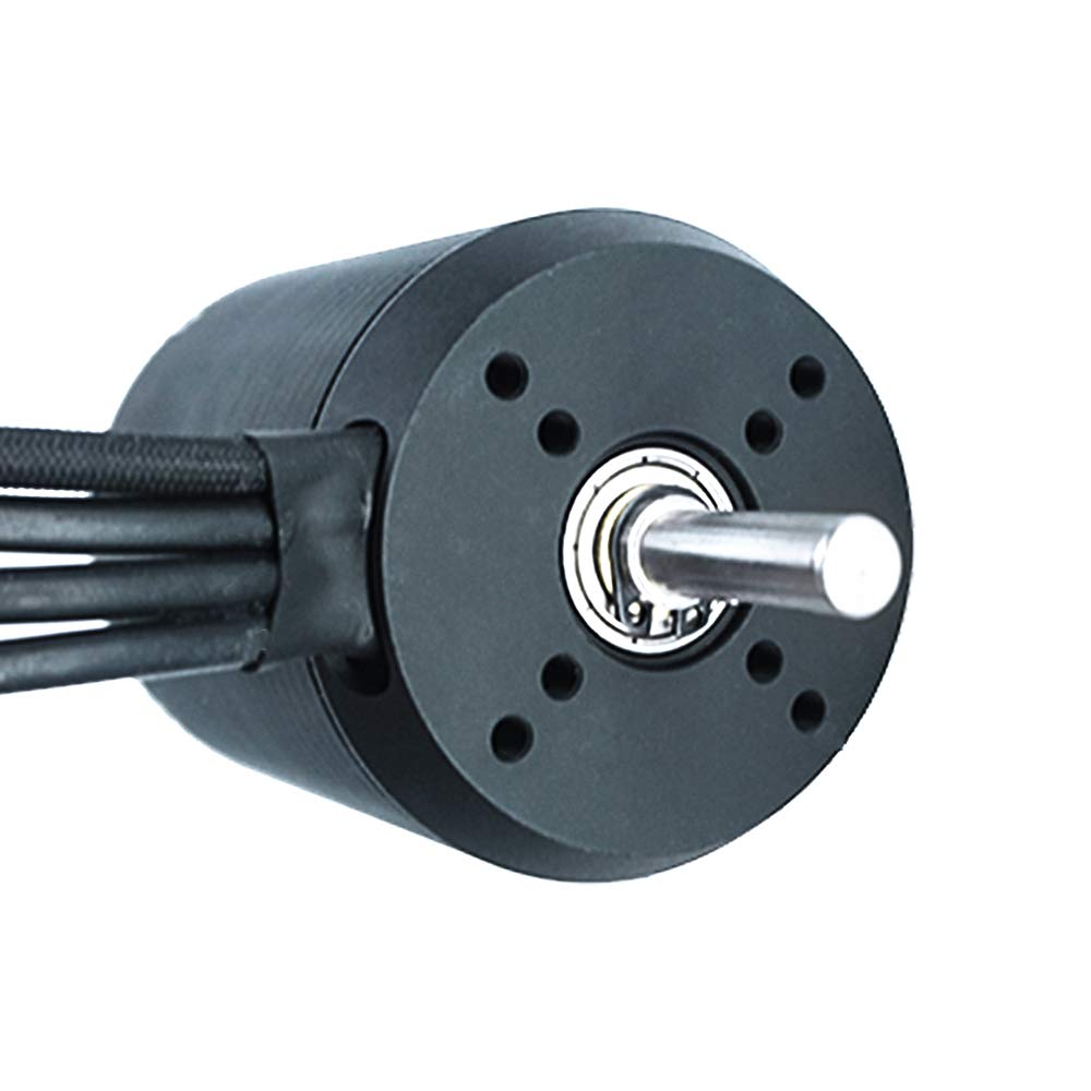 Flipsky BLDC Belt Motor with Pulley 10mm Shaft 6384 190KV 4000W for Electric Skateboard Blushless DC Motor for Electric Bike Sensered Motor for SK8