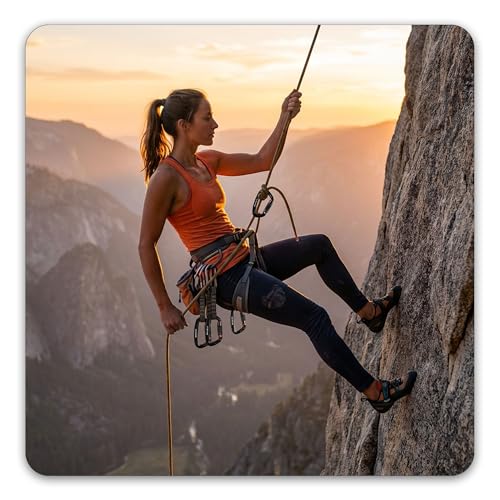 FresKaro UIAA Certified 25KN Auto Locking Climbing Carabiner Clips, Twist Lock, and Heavy Duty Carabiners for Rock Climbin...