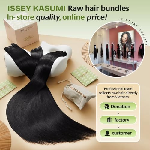 Raw Vietnamese Human Hair Single Bundle,Triple Lifespan Than Regular Virgin Hair,In-Store Quality,Online Price! 100% Raw Vietnamese Hair Bundles Straight Raw Hair Bundles 18 Inch