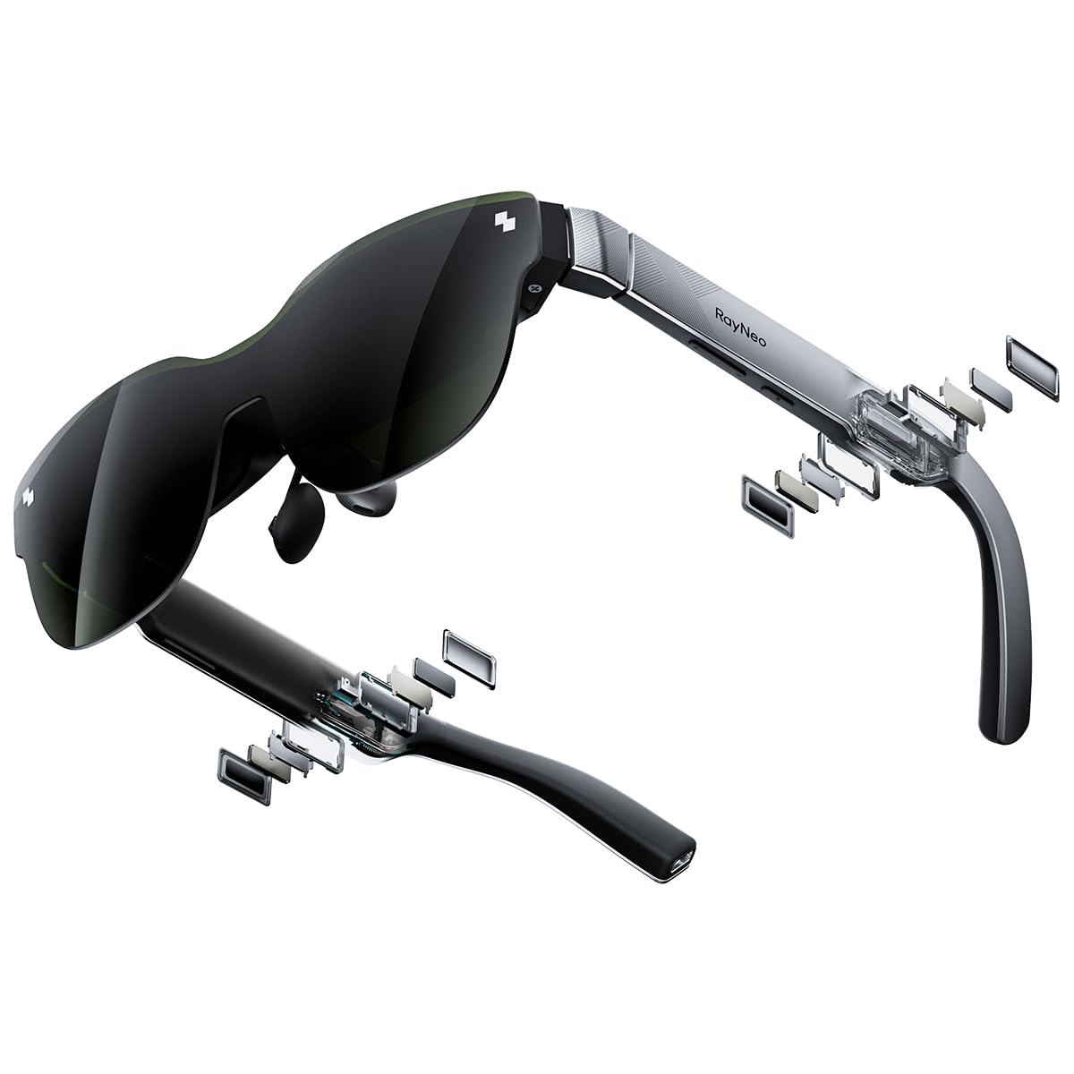 Rayneo Air 3S Ar/Xr Glasses, 201 120Hz Fhd Hueview Display, Portable Ar Video Eyewear Gaming Glasses For Iphone 16/15, Android,
