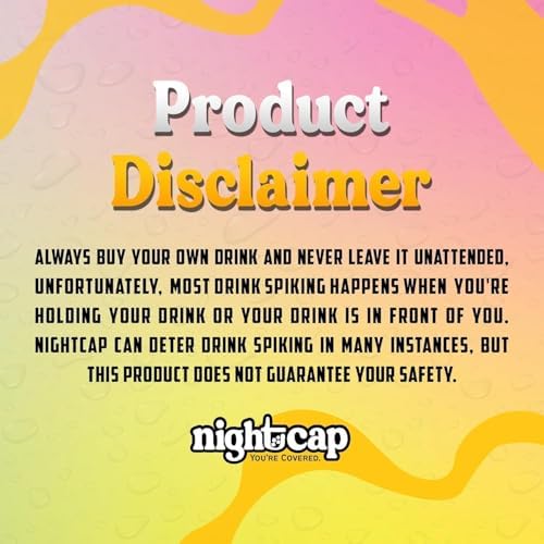 Nightcap Drink Cover Scrunchie- The Reusable Drink Spiking Prevention Scrunchie As Seen on Shark Tank