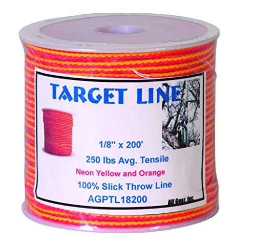 Weaver Arborist Target Throw Line Orange/Yellow, 3.175mm