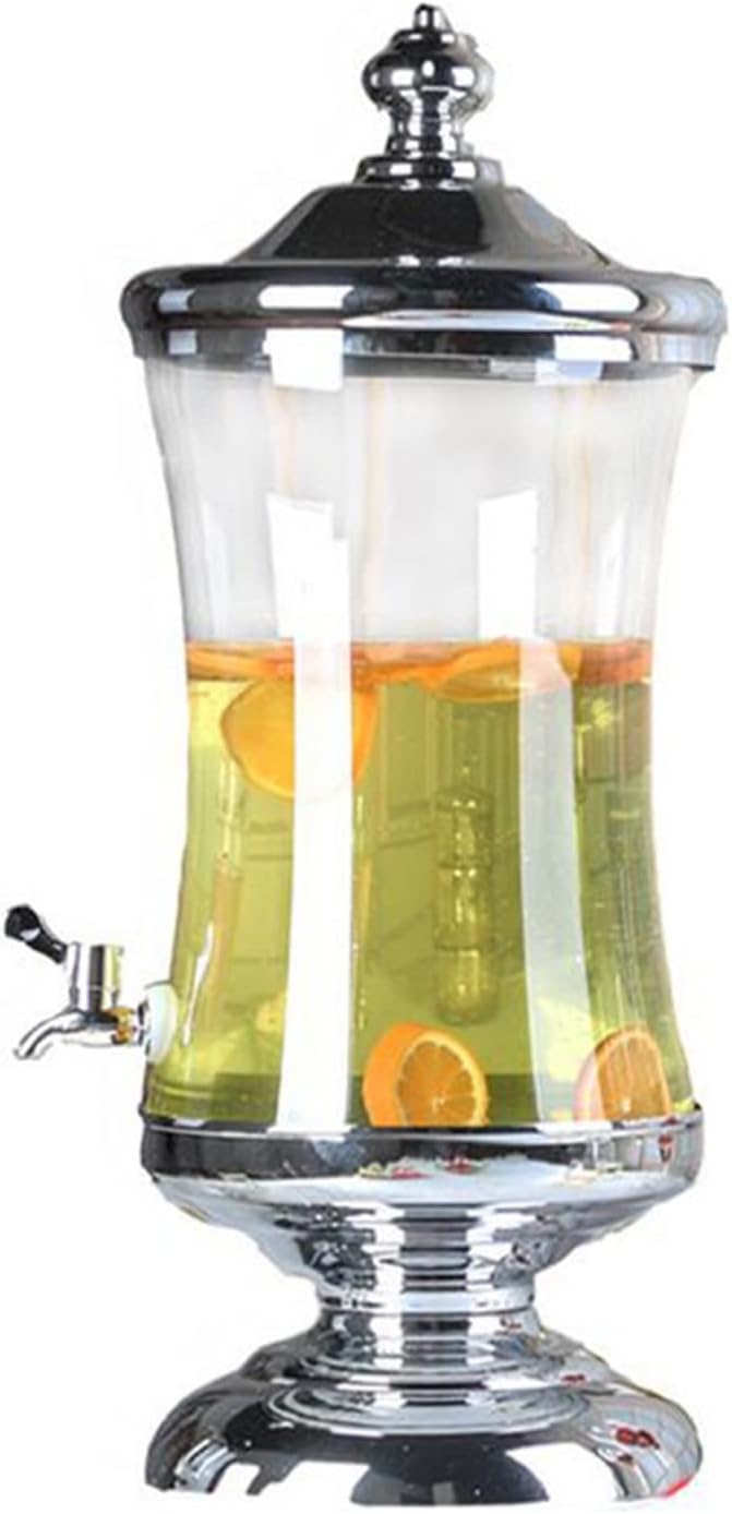 Drinks Water Dispenser Decorative Jar Drink Dispenser Glass Beverage Dispenser With Faucet For Parties Tea Iced Tea Kombuc...