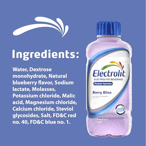 Electrolit Hydration Electrolyte Drinks, Sports Beverages with Electrolytes, Recovery Drink for Post Workout, 12 Pack, 21 ...