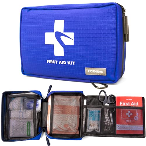 300 PCS First Aid Kit for Home, Car, Travel, Camping, Hiking, Truck, Office, Businesses, Sports & Outdoor, Premium Waterpr...