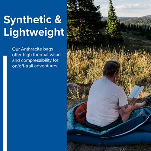 Big Agnes Anthracite | 20-30 Degree Fireline Pro Synthetic Fill Mummy Sleeping Bag