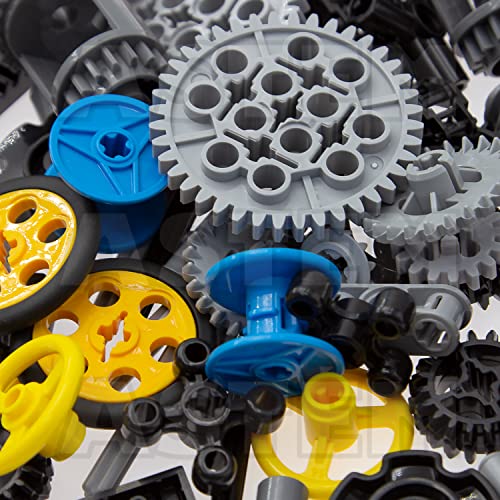 ASTEM 100+PCS Technic Gears and Axles Compatible with Technic-Sets,Gears-Rack (Gears-Pins-Axles Differential New) for Car ...