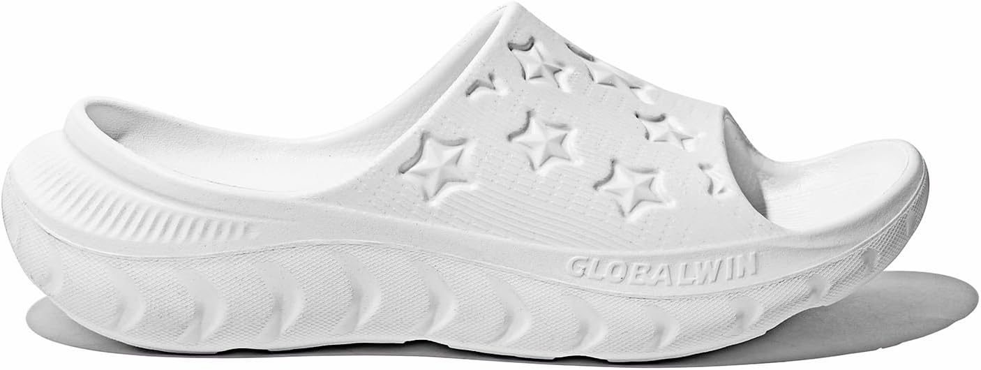 GLOBALWIN Sports Recovery Slides for Women Ava Sports Sandals With Comfortable Arch Support Indoor Outdoor Cloud Slippers ...