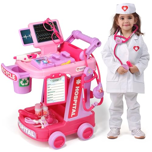 Liberry Toddler Toys for 3+ Years Old Boys Girls Christmas Birthday Gift, Baseball Glove & Ball Set and Pretend Doctor Kit...