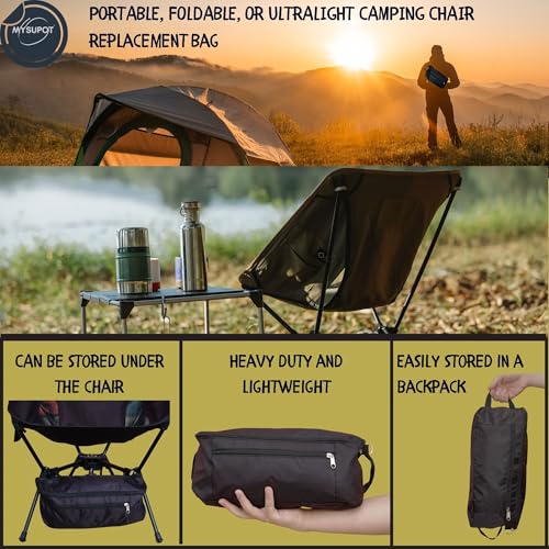 MYSUPOT Replacement Bag Replacement Bag for Portable Camping Chair. For Lightweight Folding, Compact, & Ultralight Camping...