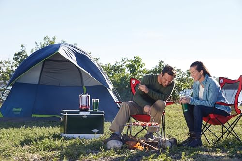 Coleman Sundome Camping Tent with Rainfly, 2/3/4/6 Person Tent Sets Up in 10 Mins, Weatherproof Shelter for Camping, Festi...