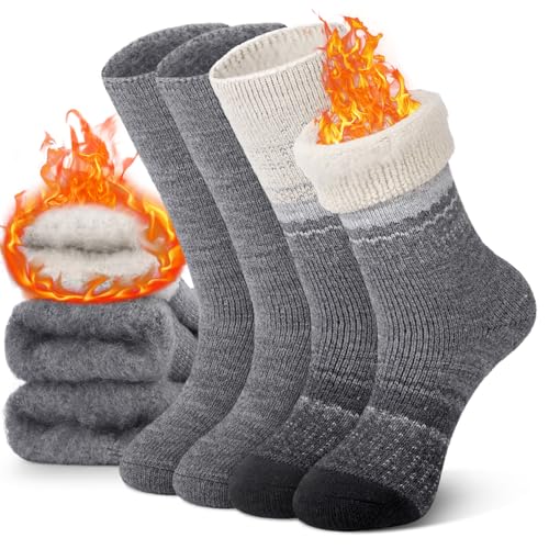 Thermal Socks for Men, Winter Warm Socks Mens for Cold Weather Extreme Temperatures