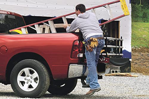 AMP Research 75306-01A BedStep Rear Bumper Access Black Not Compatible w/Dual Exhaust