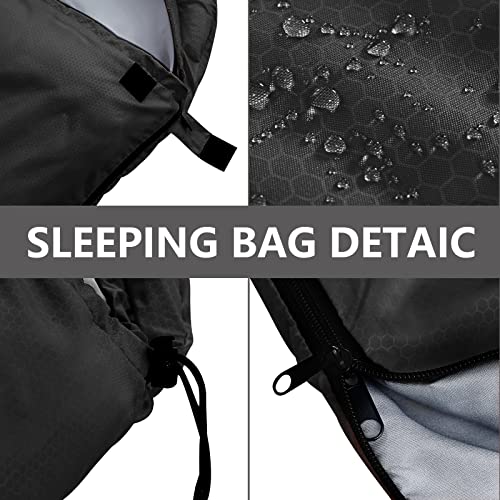 ORTHOMTEX Sleeping Bags for Adults,Kids & Girls-Warm & Cold Weather Lightweight Waterproof Sleeping Bag Backpack with Comp...