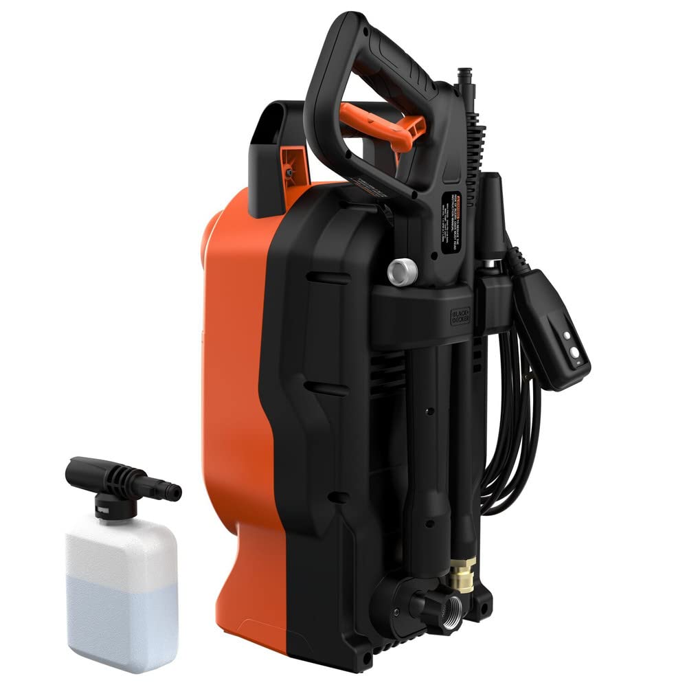 BLACK+DECKER Electric Pressure Washer, Cold Water, 1700 PSI, 1.2 GPM (BEPW1700)