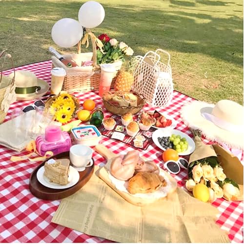YIKANGHENG Waterproof Camping Blanket, 118 Inch x 80 Inch Enlarge Foldable Polyester Fiber Picnic Mat for Beach and Park C...
