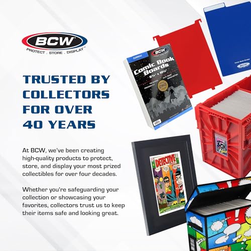 BCW Magazine Bags and Boards ? (100 Pack) | Premade Non-Resealable Magazine Protectors | Standard Size 8 ¨ú" x 11 ¨û" | Magazine Sleeves and Boards Pre-Loaded for Storage and Display
