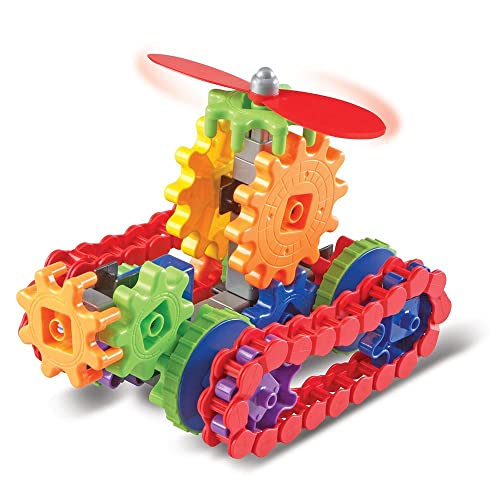 Learning Resources Gears! Gears! Gears! Machines in Motion, STEM Activities, Fine Motor Skills, Toddler Explorer Kit, Scie...