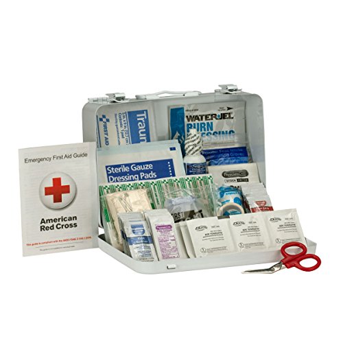 First Aid Only 90560 Bulk ANSI A 25-Person Emergency First Aid Kit for Office, Home, and Construction, 89 Pieces