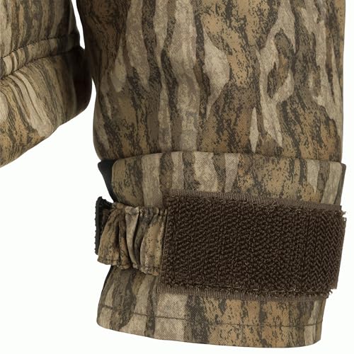 DRAKE Men's MST Hole Shot Hooded Windproof Eqwader 3-Layer Warm Sherpa-Lined Full Zip Hunting Jacket