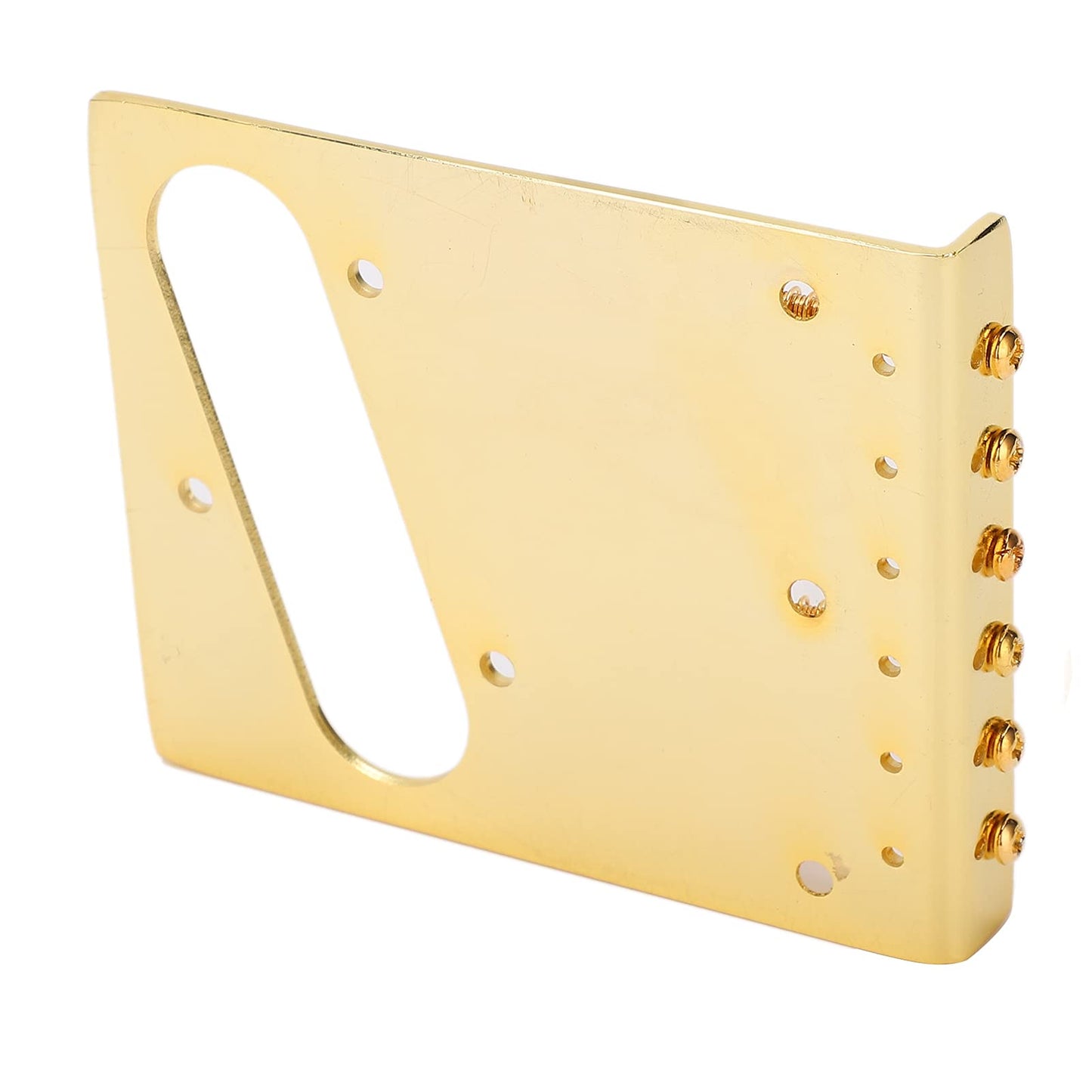 6 Saddle Guitar Bridge Single Coil Pickup Slot, Standard Series Telecaster Bridge Assembly Pre-Wired Control Plate For Electric