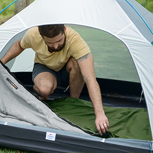 Naturehike Lightweight Compact Sleeping Bag, 59℉/32℉ Envelope Ultralight Backpacking Sleeping Bag Portable, Waterproof wit...