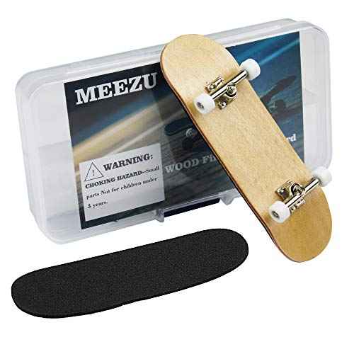 Wood Finger Skateboard Professional Fingerboards Wheels with Bearings Mini Fingerboard Finger Toy for Adults and Kids