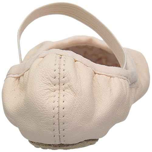 Bloch Child Ballet Shoes, Toddler Shoes, Girls Shoes, High Durability Soft Leather Upper, Flexibility Full Suede Outsole Pre-Sewn Elastic, Printed heart sock-line Dance Shoe