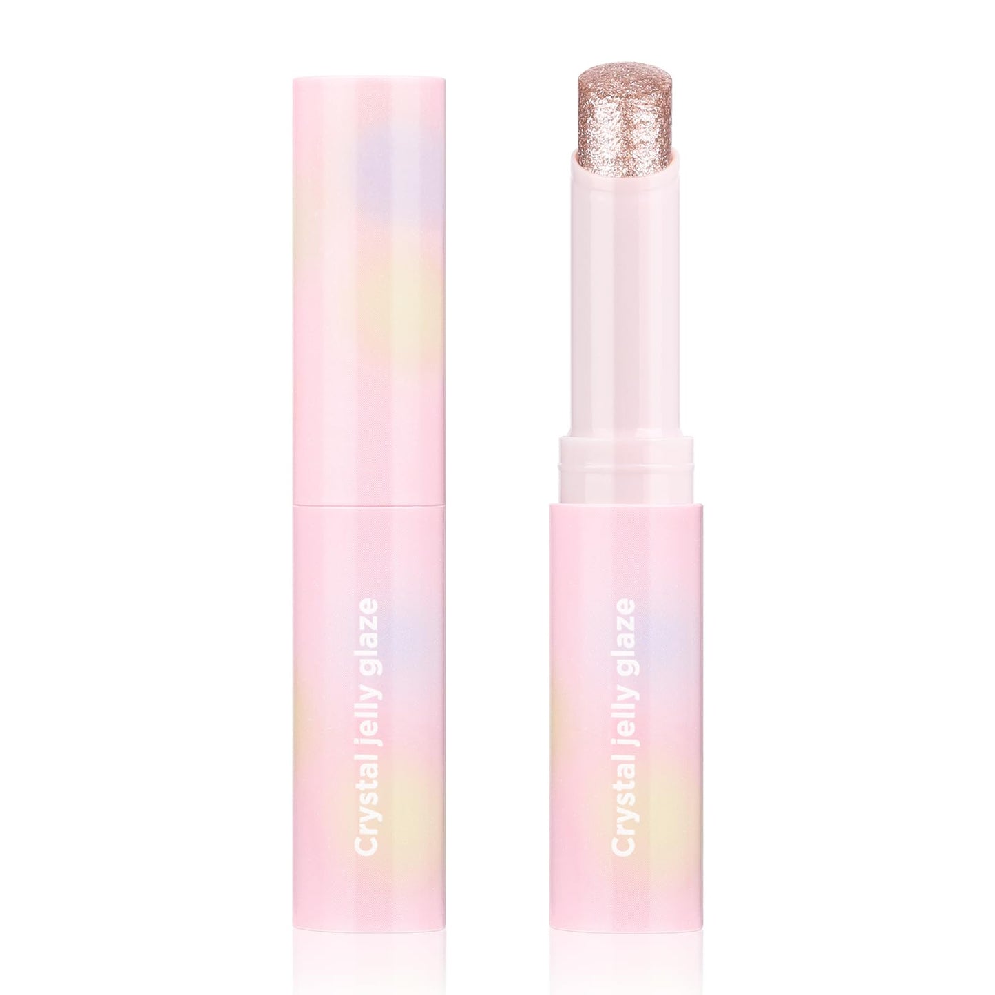 Crystal Hydrating Jelly Stick Eyeshadow Stick, Glitter Makeup Jelly Shimmer Eye Shadow Crayon, Lightweight Eye Brightener Makeup
