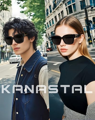 KANASTAL Oversized Over Glasses Sunglasses for Women Men Square Fit Over Polarized Sun Glasses UV400
