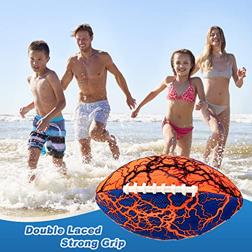 Jasonwell Pool Beach Water Football - 2Pack Strong Grip Waterproof Football for All-Weather Play Pool Toys Beach Games Out...
