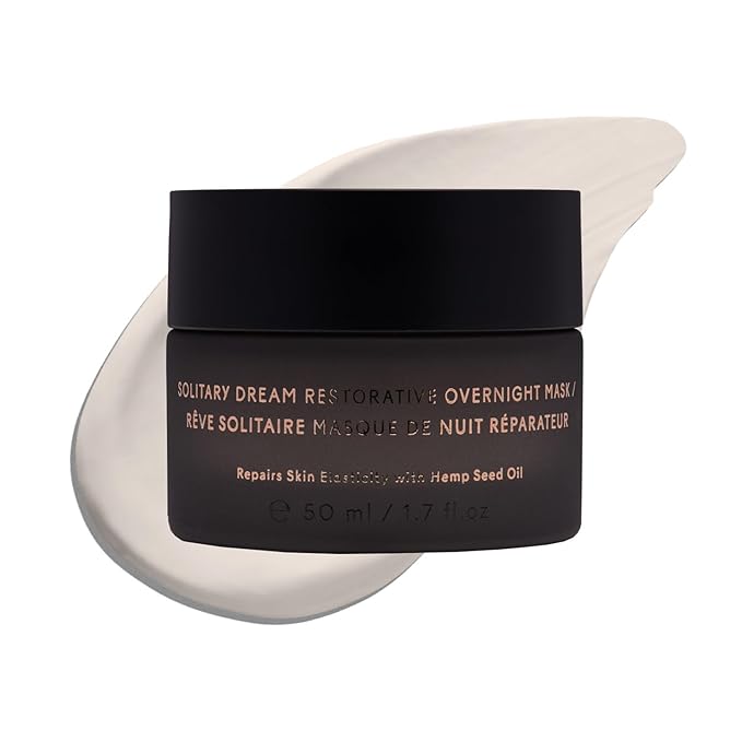 The Untamed Solitary Dream Restorative Overnight Mask 1.7 fl oz – Hydrating Night Cream with Hemp Seed Oil & Purslane – Helps Soothe, Firm & Balance Skin – Vegan & Cruelty-Free