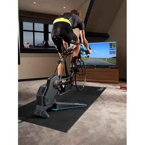 Garmin TacX Rollable Trainer Mat, Protect Your Floors and Muffle The Noise of Your Indoor Training Session, 6 mm Thick, Water-Repellent Foam, one Size (T2918)