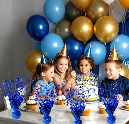 FUBININA 12 Pack Metallic Foil Spray Centerpiece Star Table Decoration Burst Table Centerpieces for Birthday New Years Nye...