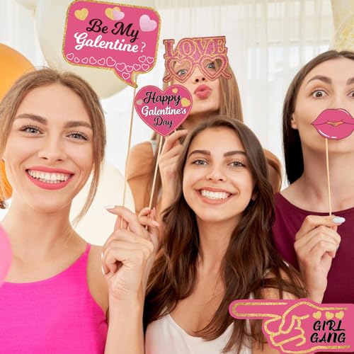 Galentines Day Decorations Photo Booth Props, Valentines Day Decor Photobooth Props, Galentine's Day Party Favors, Galenti...