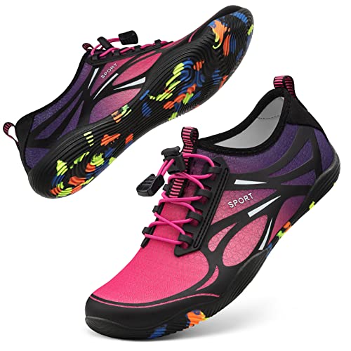 ATHMILE Water Shoes for Men Women River Shoes Adult Swim Beach Lake Pool Aqua Socks Barefoot Quick Dry for Hiking Surfing ...