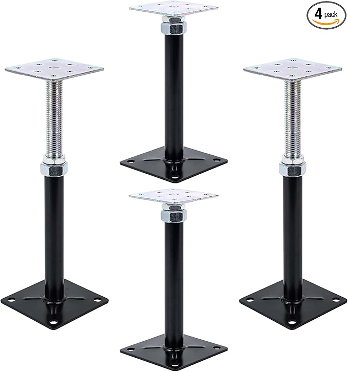 4-Pack Lift Supports,Adjust Supports,Level Supports,Floor Jacks,Floor Straightener,Adjustable House Jack for The Floor,Post 8" to 12"