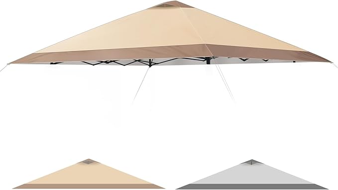 Canopy Replacement Top Cover with Air Vents for 12x12 Pop up Canopy Tent, Fit for 12x12 Pop up Gazebo, Waterproof & Anti-U...
