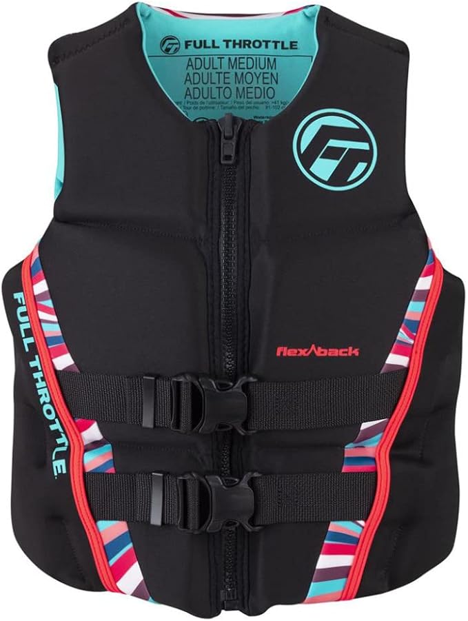 Full Throttle Women's Rapid Dry Flex-Back USCGA Life Jacket